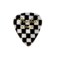 Fender NEW Fender Graphic Picks - Checker - Medium - Pack of 12