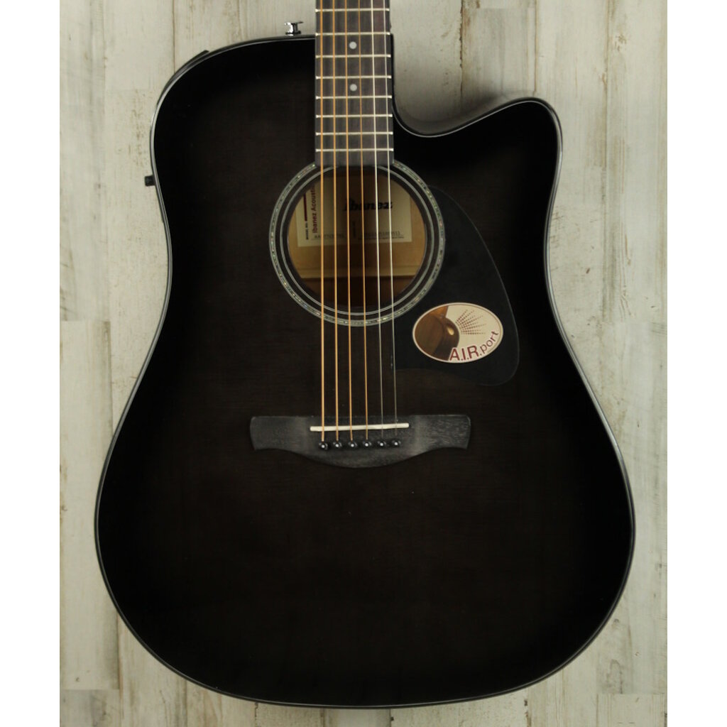 Ibanez DEMO Ibanez Advanced Acoustic AAD77CE - Transparent Black Sunburst High Gloss (511)