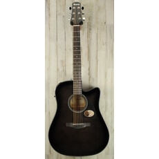 Ibanez DEMO Ibanez Advanced Acoustic AAD77CE - Transparent Black Sunburst High Gloss (511)