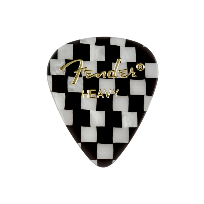 Fender NEW Fender Graphic Picks - Checker - Heavy - Pack of 12