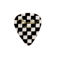 Fender NEW Fender Graphic Picks - Checker - Thin - Pack of 12