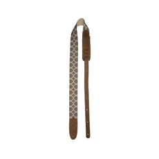 LM NEW LM SW30 Guitar Strap - Tan/Blue Pattern