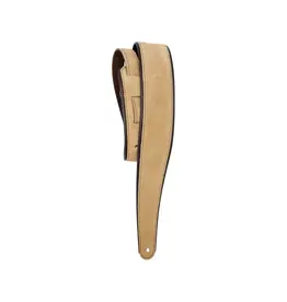 LM NEW LM Premier Guitar Strap - Suede - Tan