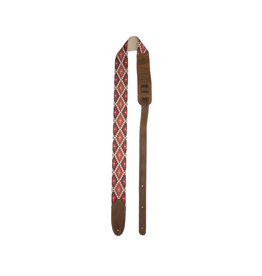 LM NEW LM SW-32 Guitar Strap - Red Diamonds