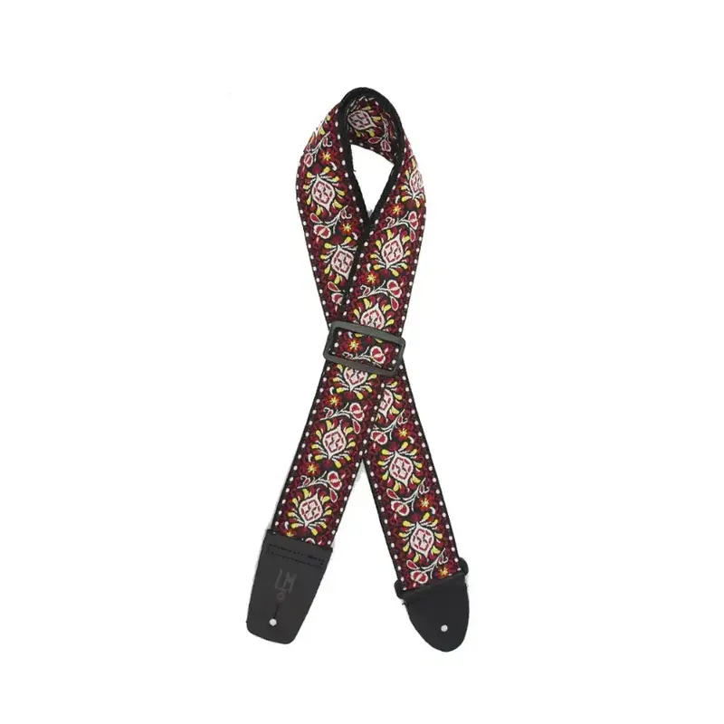 LM NEW LM Retro Guitar Strap - Red