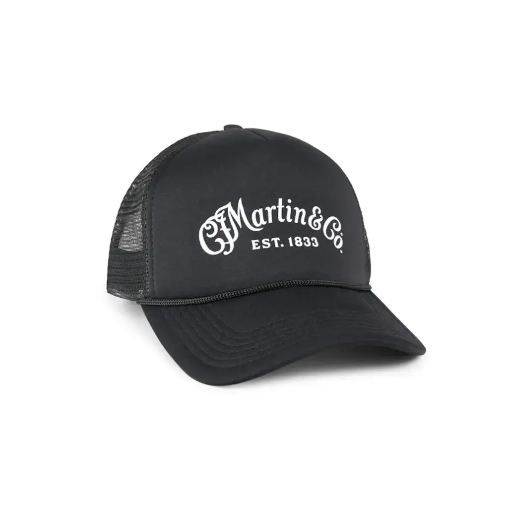 Martin NEW Martin Classic Trucker Hat - Black/Mesh