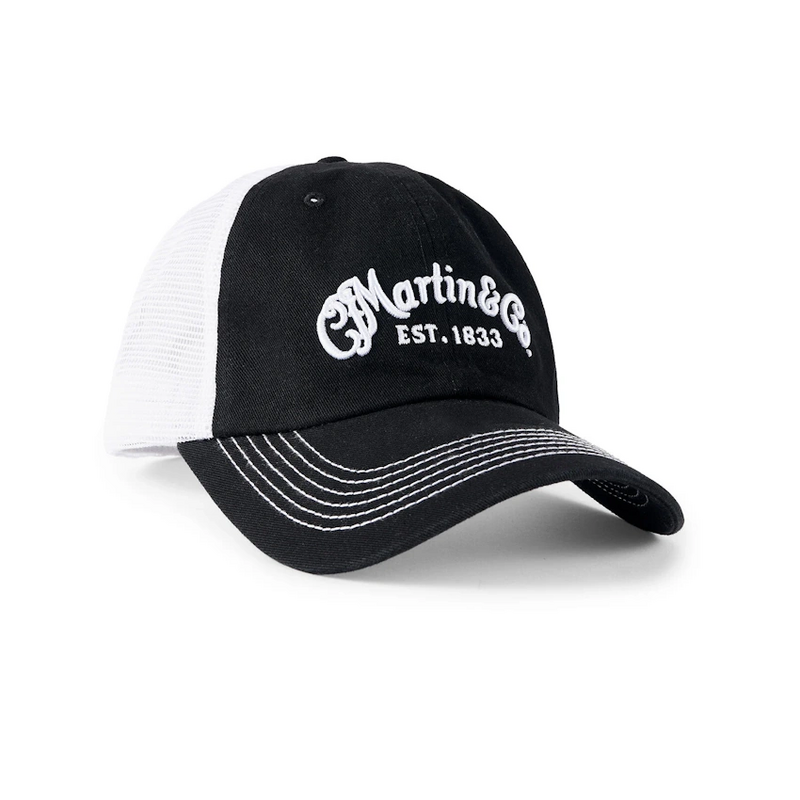 Martin NEW Martin Trucker Hat - Black/White