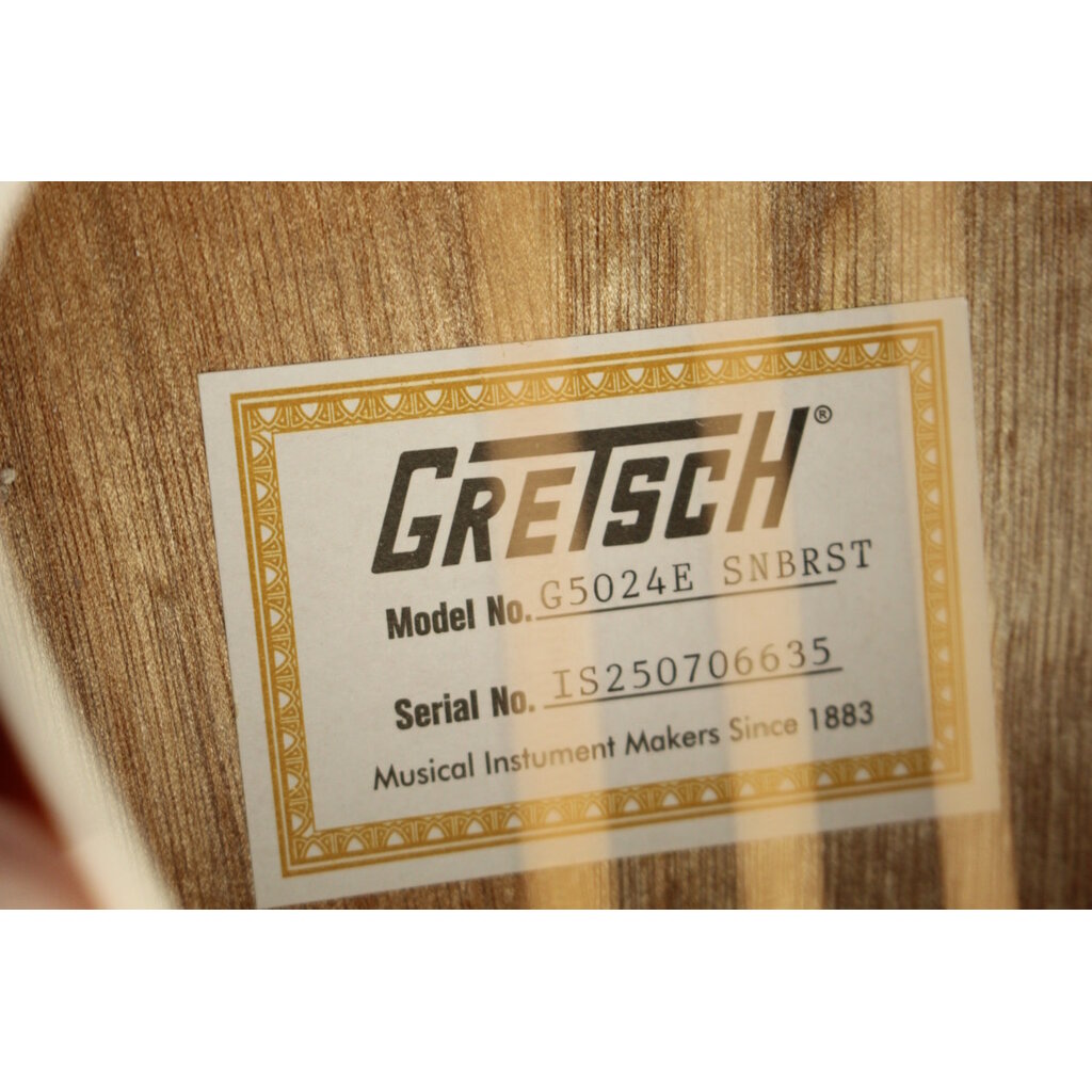 Gretsch DEMO Gretsch G5024E Rancher Dreadnought - Sunburst (635)