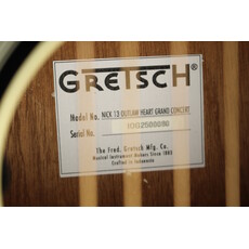 Gretsch DEMO Gretsch Nick 13 Outlaw Heart Grand Concert - Black (080)