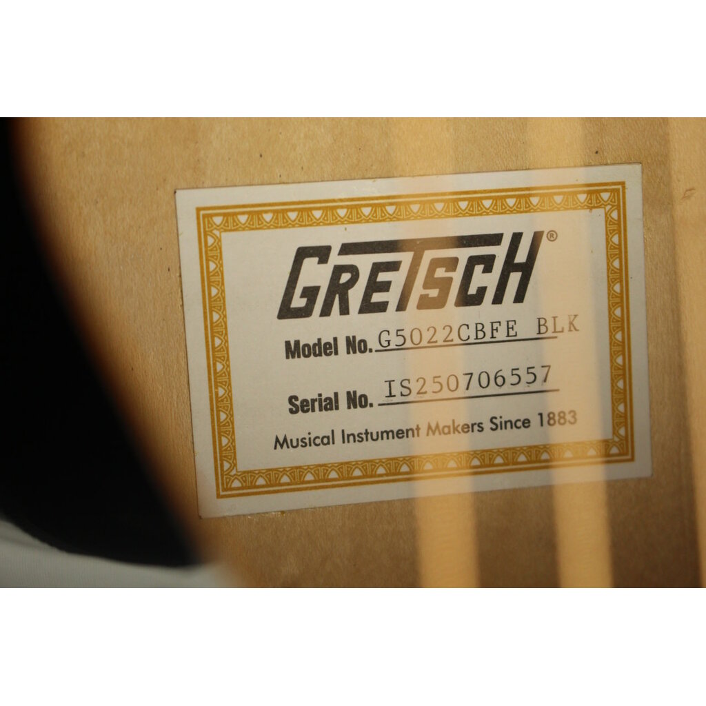 Gretsch DEMO Gretsch G5022CBFE Rancher Falcon Jumbo - Black (557)