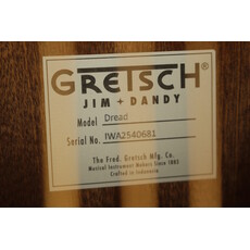 Gretsch DEMO Gretsch Jim Dandy Dreadnought - Deep Cherry Burst (681)