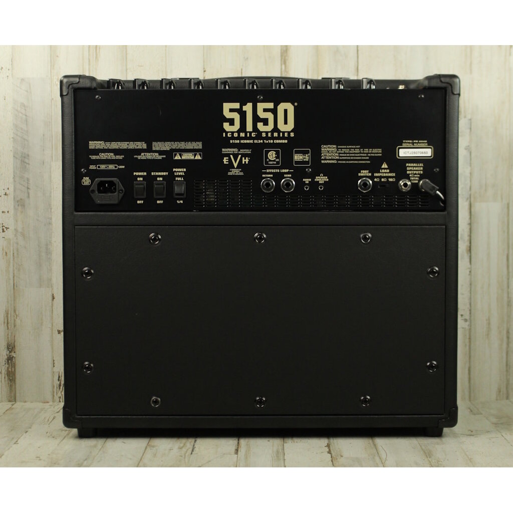 EVH DEMO EVH 5150 Iconic Series 15W EL34 1x10 Combo - Black (650)