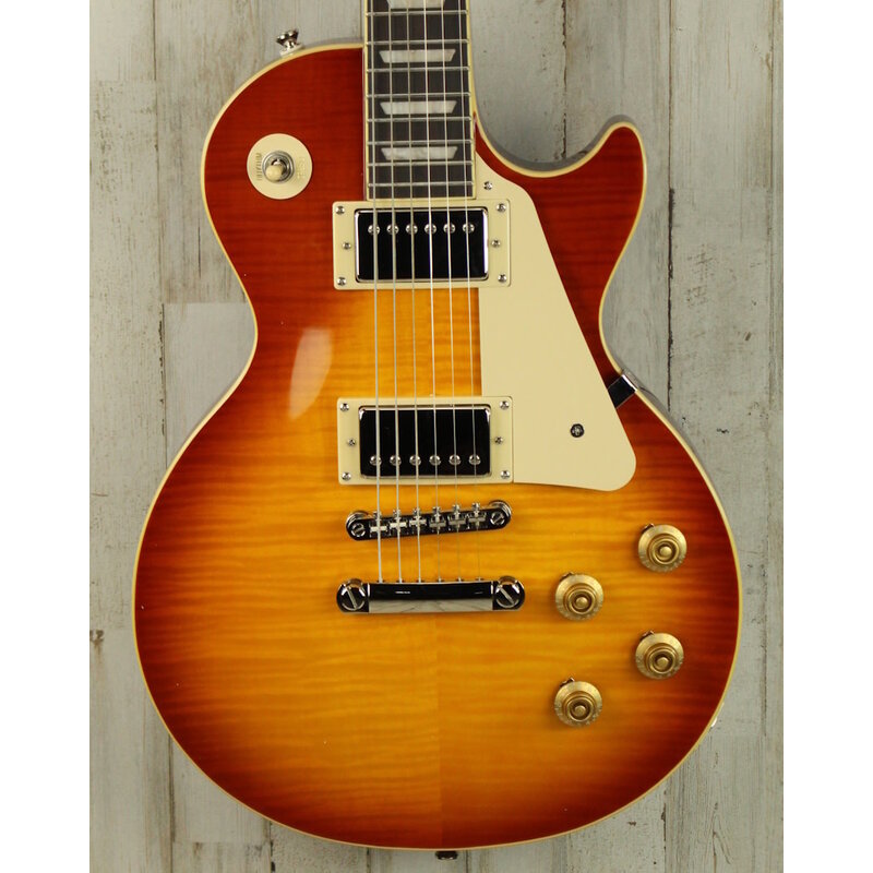 Epiphone DEMO Epiphone Les Paul Standard 50s Figured - Washed Cherry Sunburst (777)