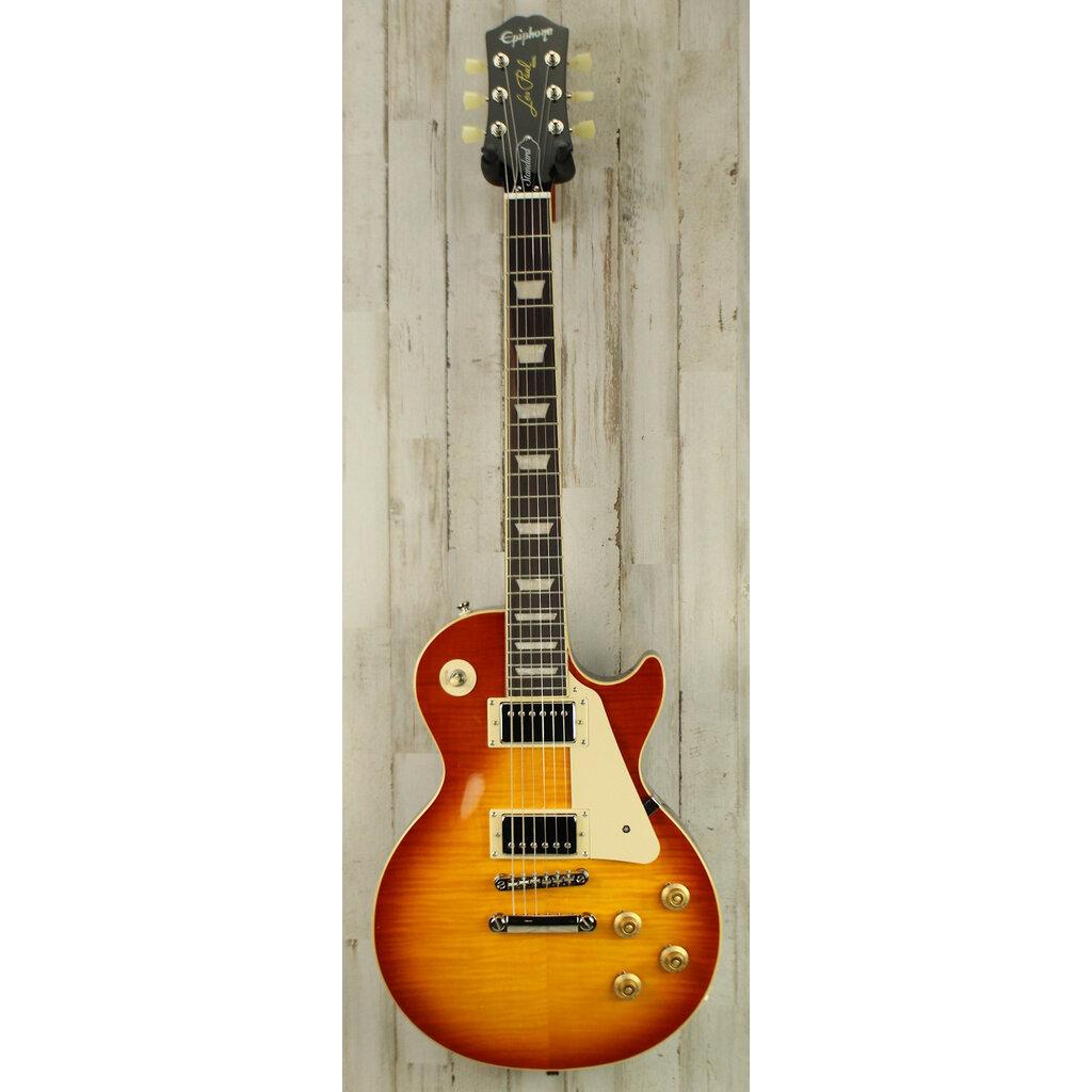 Epiphone DEMO Epiphone Les Paul Standard 50s Figured - Washed Cherry Sunburst (777)