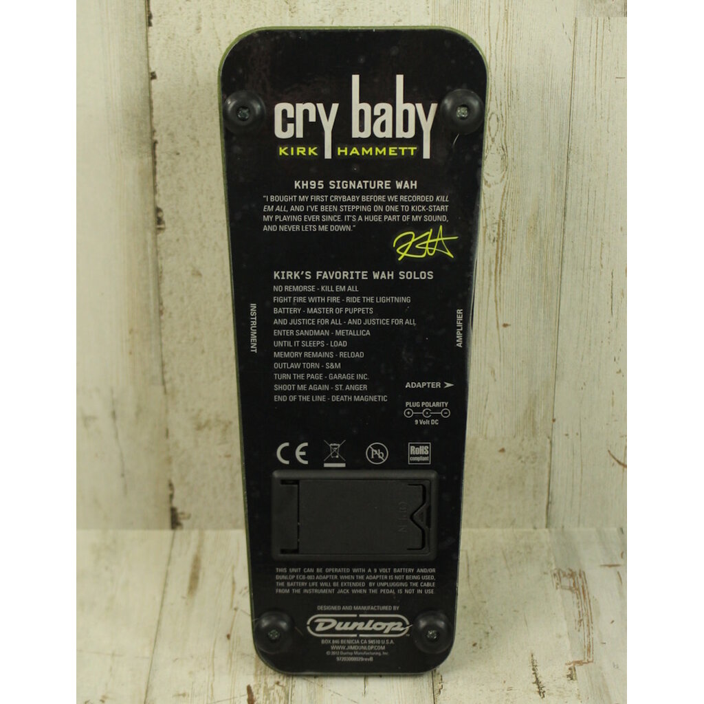 Dunlop USED Dunlop Kirk Hammett Crybaby (020)