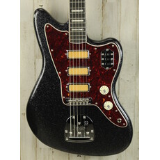 Fender DEMO Fender Limited Edition Gold Foil Jazzmaster - Black Sparkle (616)