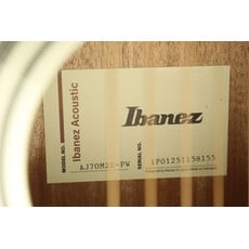 Ibanez DEMO Ibanez AJ70M1E Artwood Jumbo - Pearl White (155)