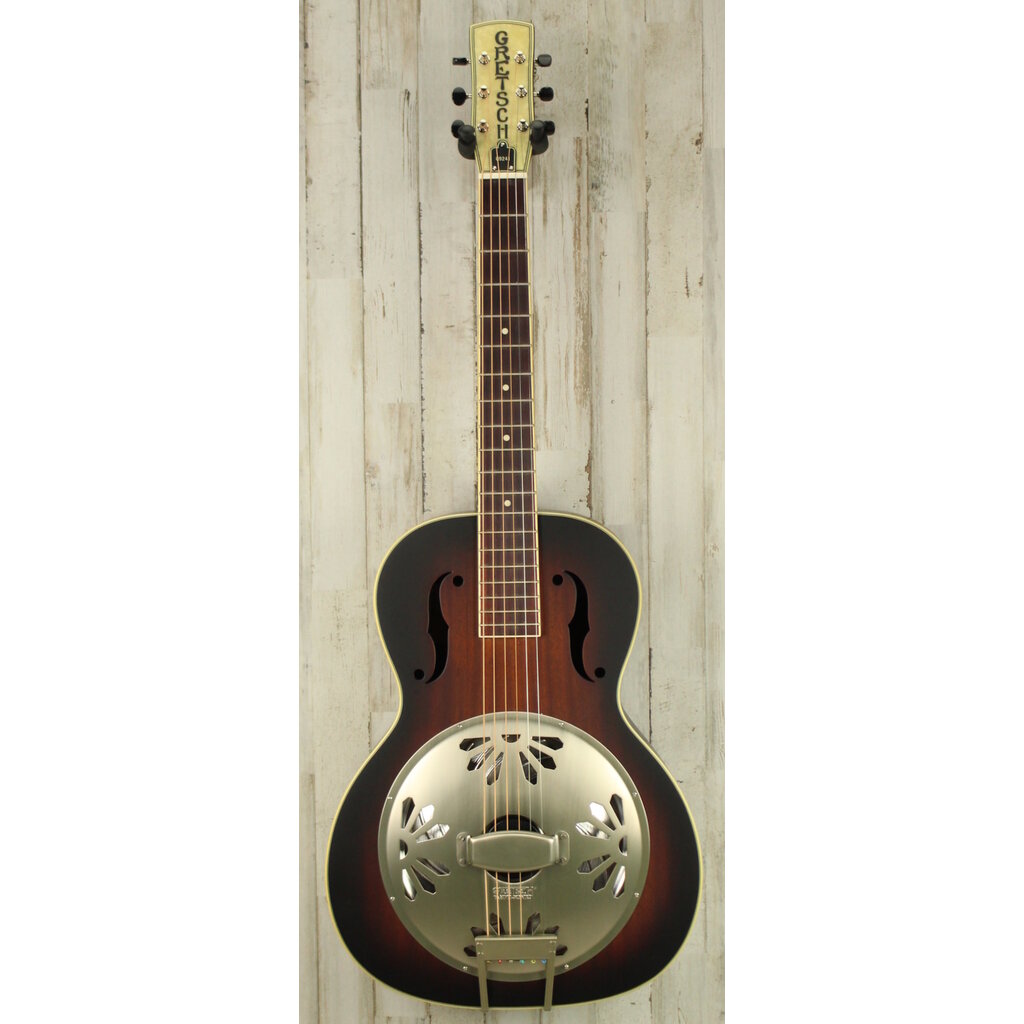 Gretsch DEMO Gretsch G9241 Alligator Biscuit Round-Neck - 2-Color Sunburst (309)