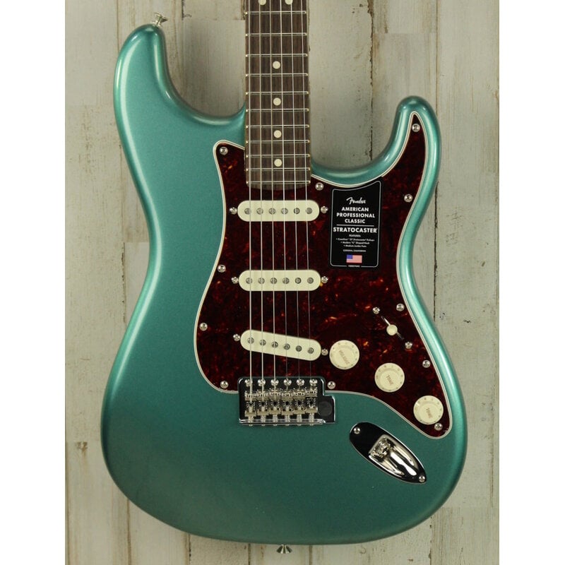 Fender DEMO Fender American Professional Classic Stratocaster - Faded Sherwood Green Metallic (662)