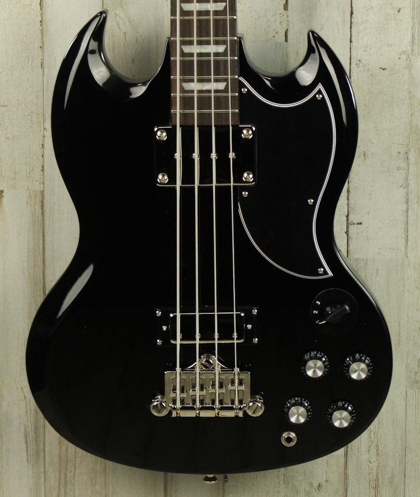 DEMO Epiphone EB-3 - Ebony (809) - Mountain Music Exchange