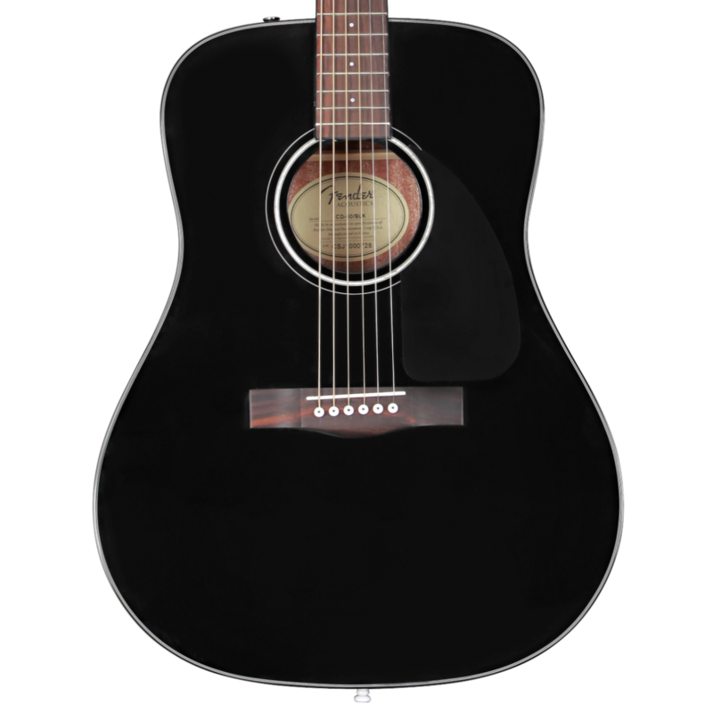 Fender NEW Fender CD-60 Dreadnought V3 w/Case - Black