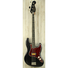 Fender DEMO Fender Limited Edition Gold Foil Jazz Bass - Black Sparkle (847)