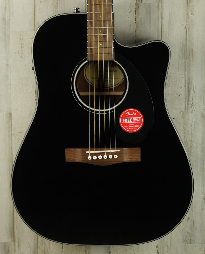 DEMO Fender CD-60SCE - Black (339) - Mountain Music Exchange