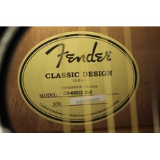 Fender DEMO Fender CD-60SCE - Black (428)
