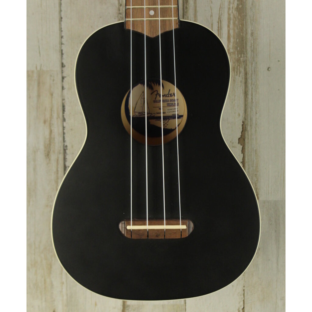 Fender DEMO Fender Venice Soprano Ukulele - Black (899)