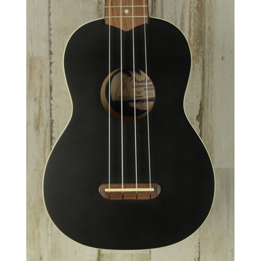 Fender DEMO Fender Venice Soprano Ukulele - Black (750)