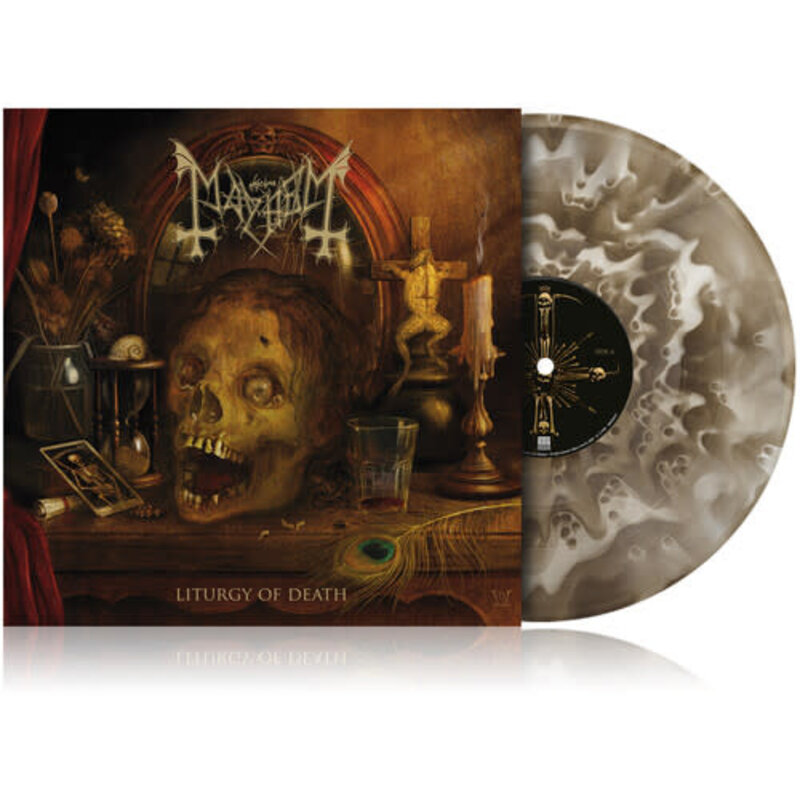 Vinyl NEW MAYHEM - LITURGY OF DEATH-Black Ice Vinyl