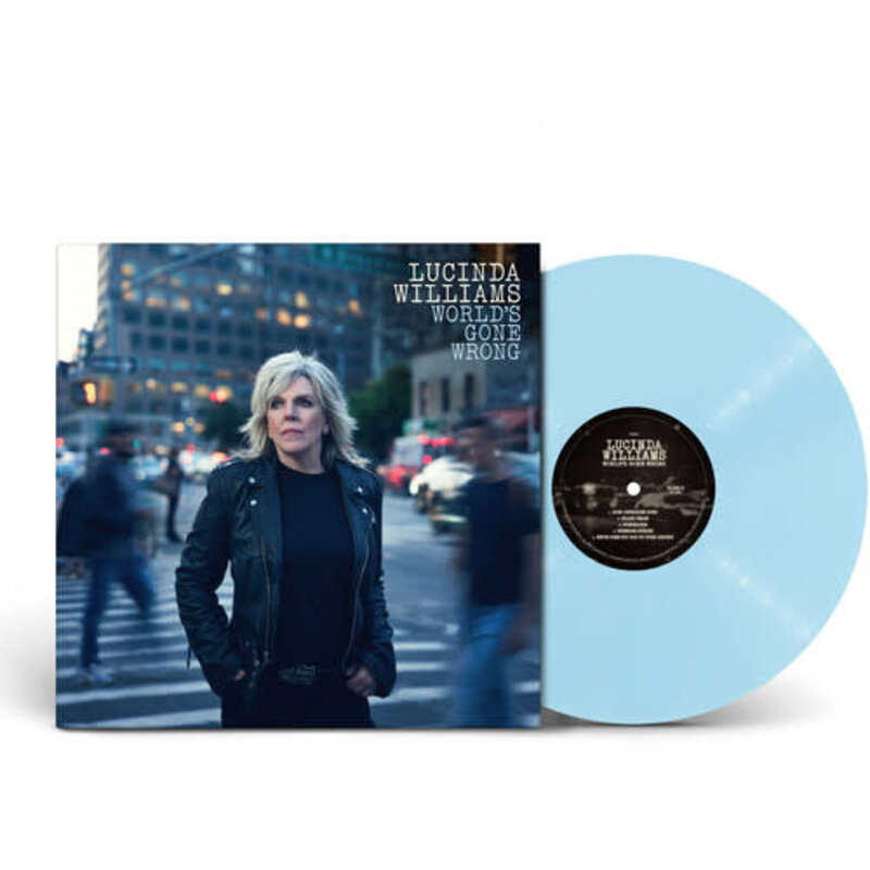 Vinyl New Lucinda Williams- World's Gone Wrong-Sky Blue Vinyl