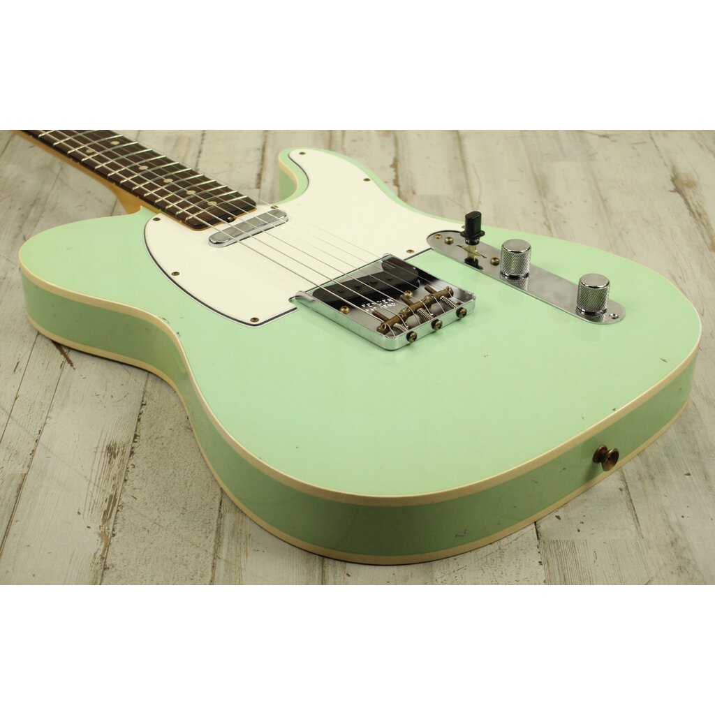 Fender DEMO Fender Custom Shop Limited Edition 1960 Telecaster Journeyman Relic - Aged Surf Green (647)