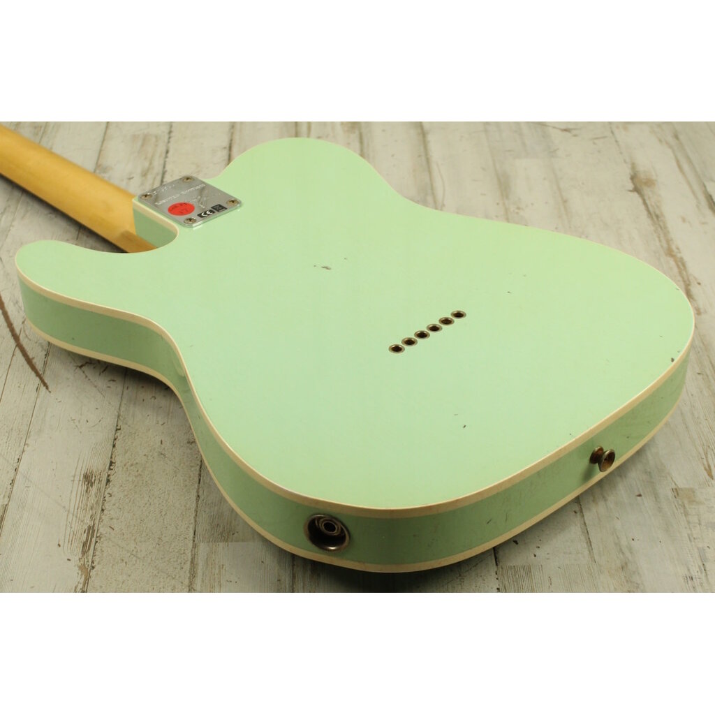 Fender DEMO Fender Custom Shop Limited Edition 1960 Telecaster Journeyman Relic - Aged Surf Green (647)