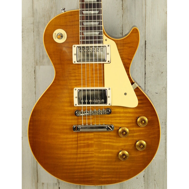 Gibson Custom DEMOGibson Custom 1959 Les Paul Standard Reissue - Dirty Lemon VOS (308)