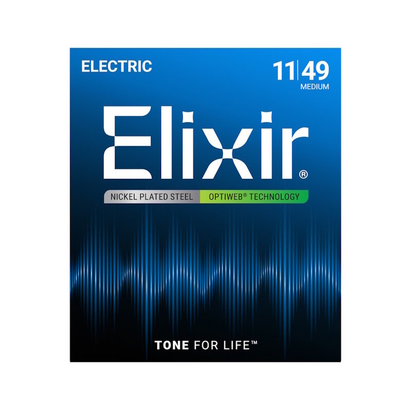 Elixir Elixir Electric Optoweb  Medium - .011-.049