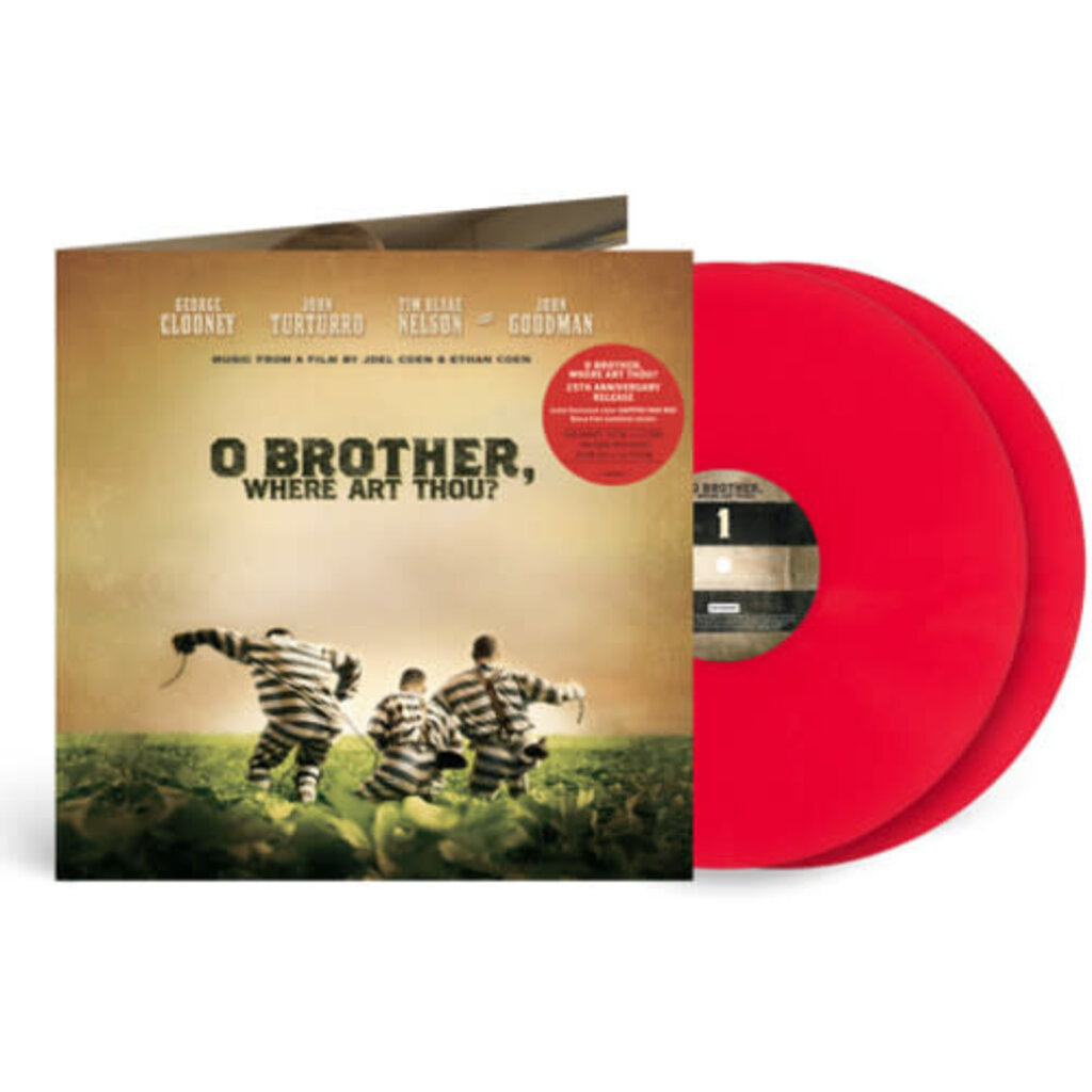 Vinyl NEW  O Brother Where Art Thou (25th Anniversary) -2xLP Red