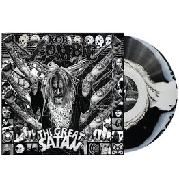 Vinyl NEW Rob Zombie- The Great Satan-LP-Black/White Vinyl