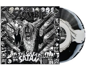 NEW Rob Zombie- The Great Satan-LP-Black/White Vinyl - Mountain