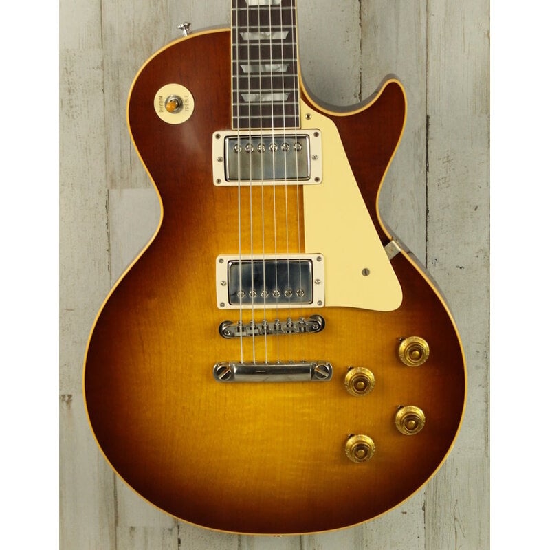 Gibson Custom DEMO Gibson Custom 1958 Les Paul Standard Reissue - Iced Tea Burst VOS (117)