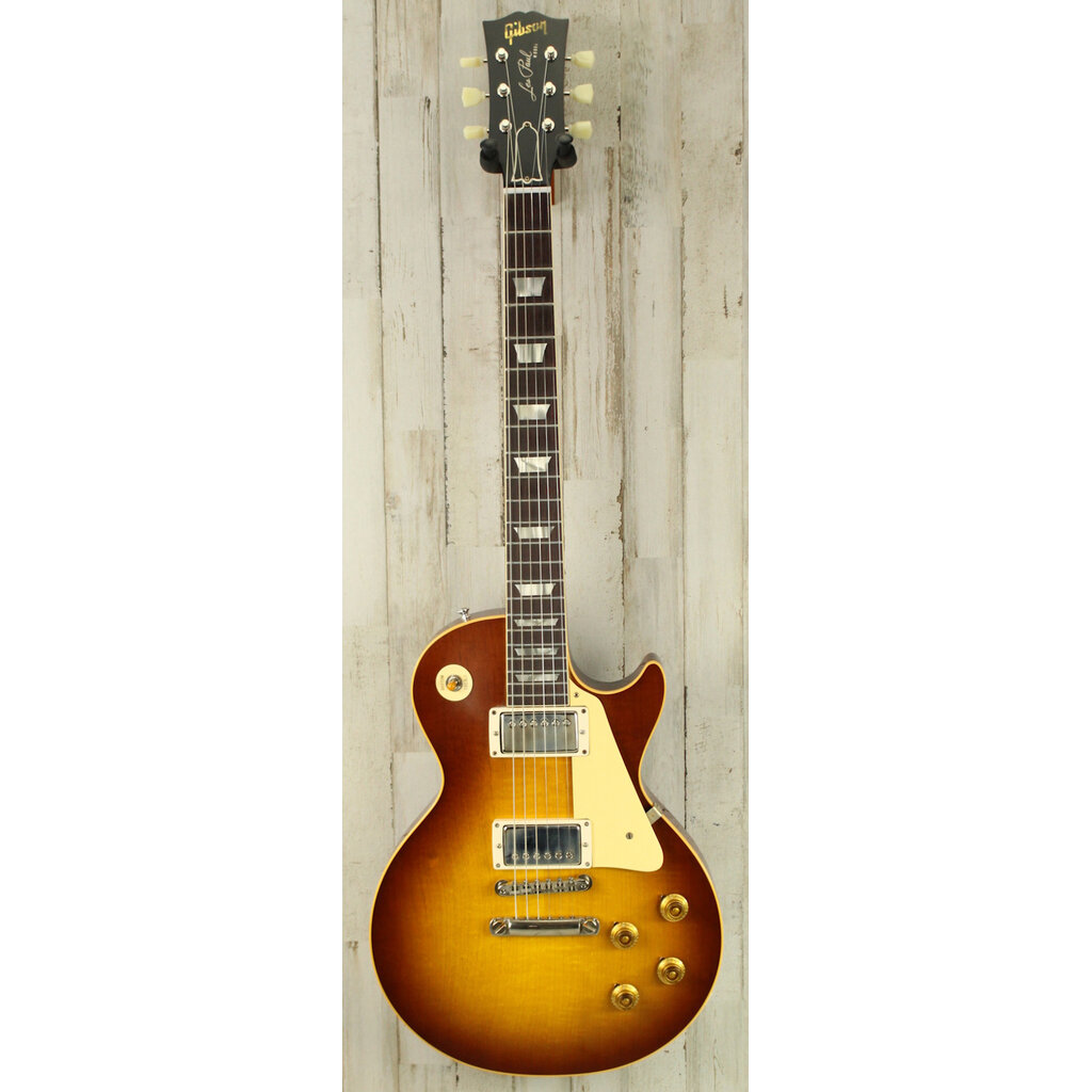 Gibson Custom DEMO Gibson Custom 1958 Les Paul Standard Reissue - Iced Tea Burst VOS (117)