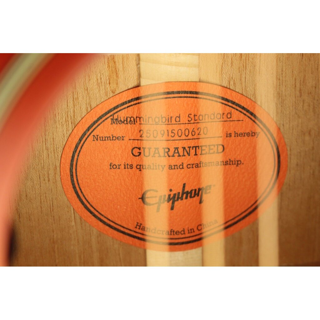 Epiphone DEMO Epiphone Hummingbird Studio - Cherry Sunburst (620)