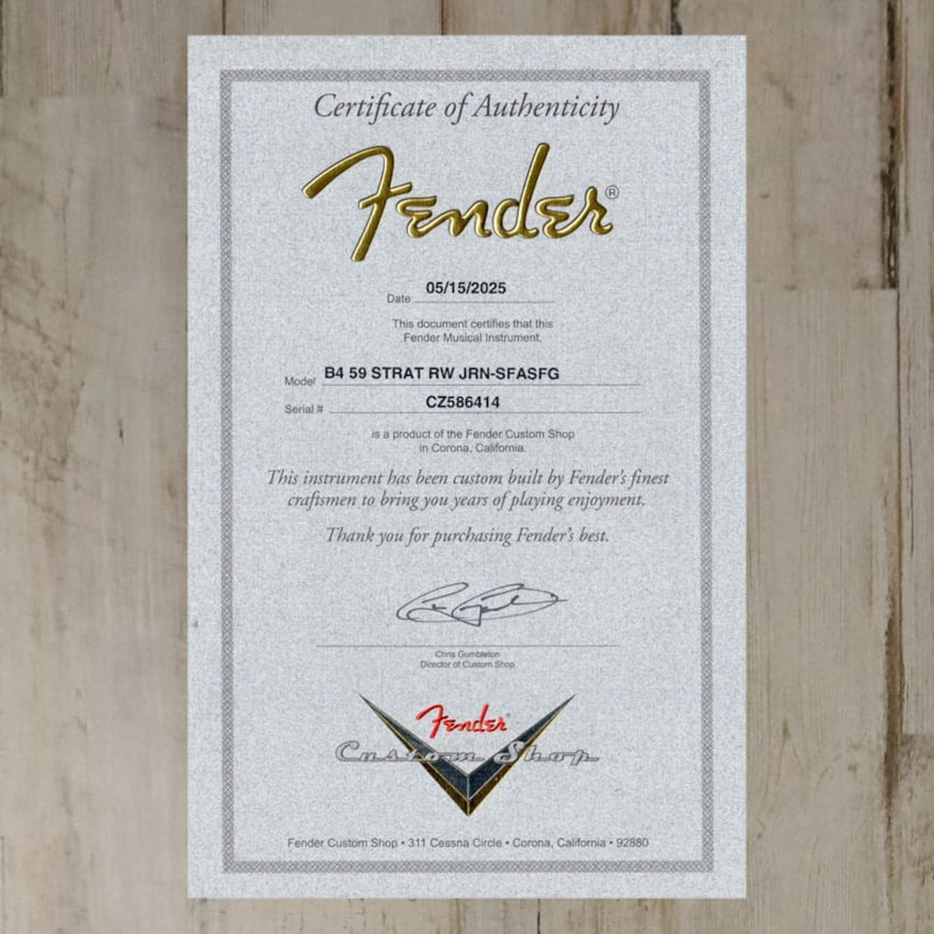 Fender USED Fender Custom Shop 1959 Stratocaster Journeyman Relic (414)