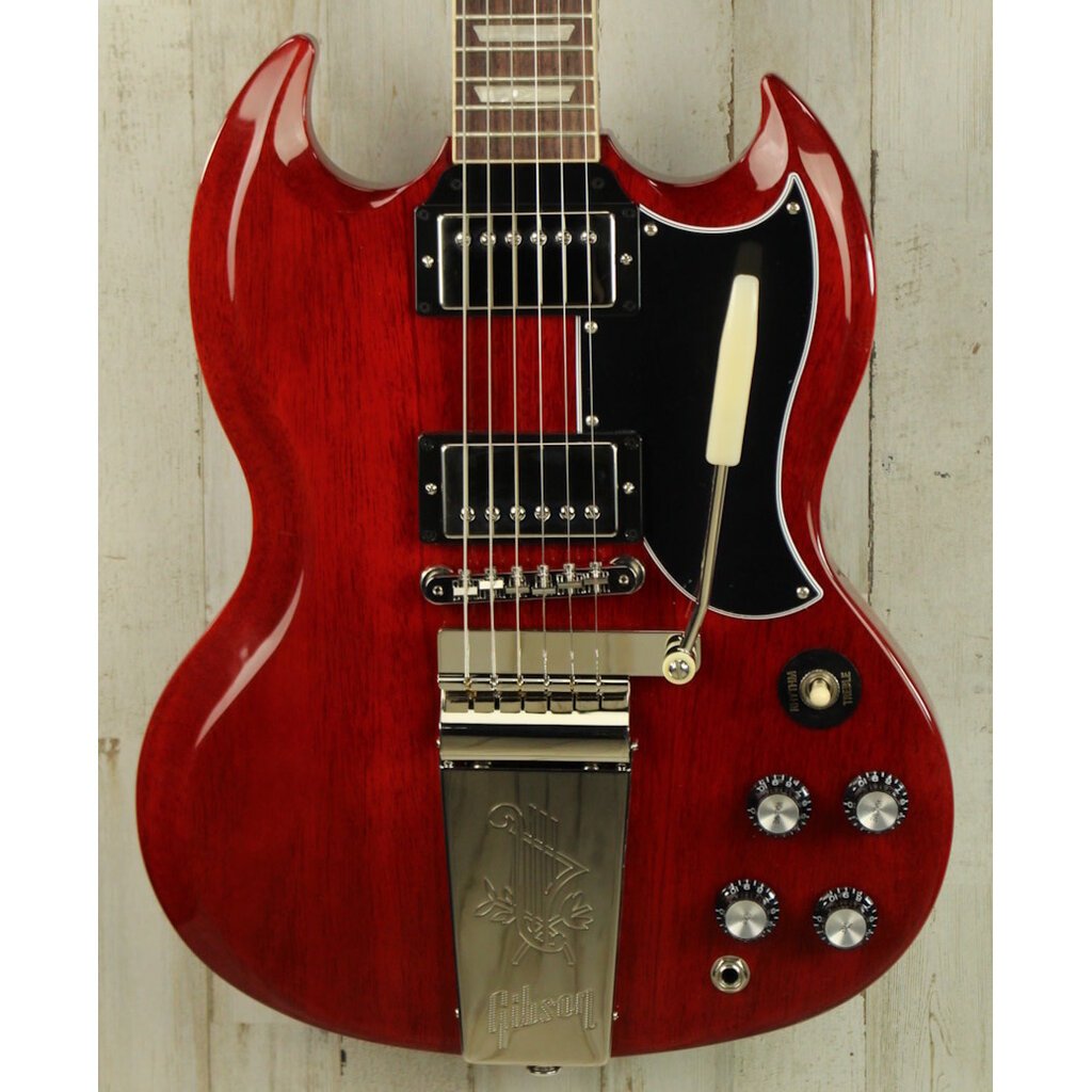 Gibson NEW Gibson SG Standard '61 Maestro Vibrola - Vintage Cherry (239)