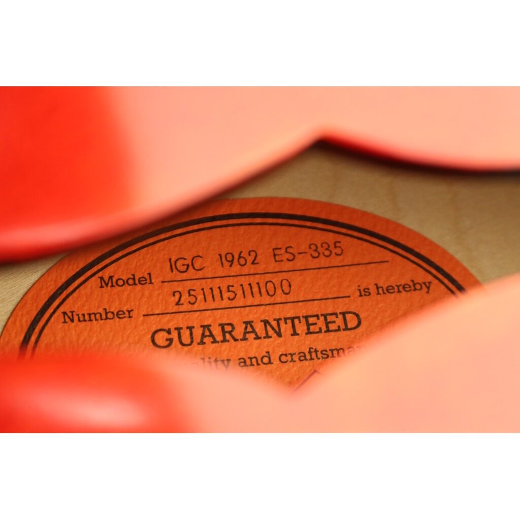 Epiphone DEMO Epiphone IGC 1962 Gibson ES-335 Reissue - '60s Cherry (100)