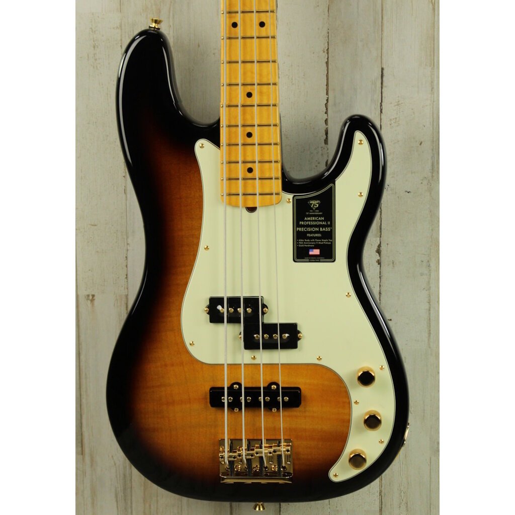 Fender DEMO Fender 75th Anniversary American Professional PJ Bass - 2-Color Sunburst (664)