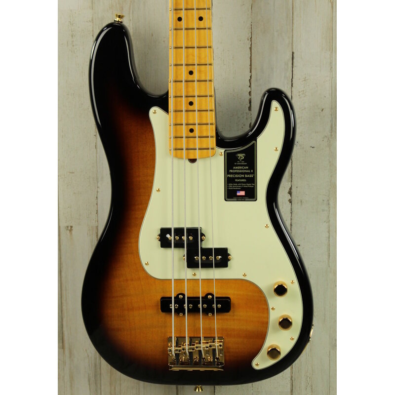 Fender DEMO Fender 75th Anniversary American Professional PJ Bass - 2-Color Sunburst (664)