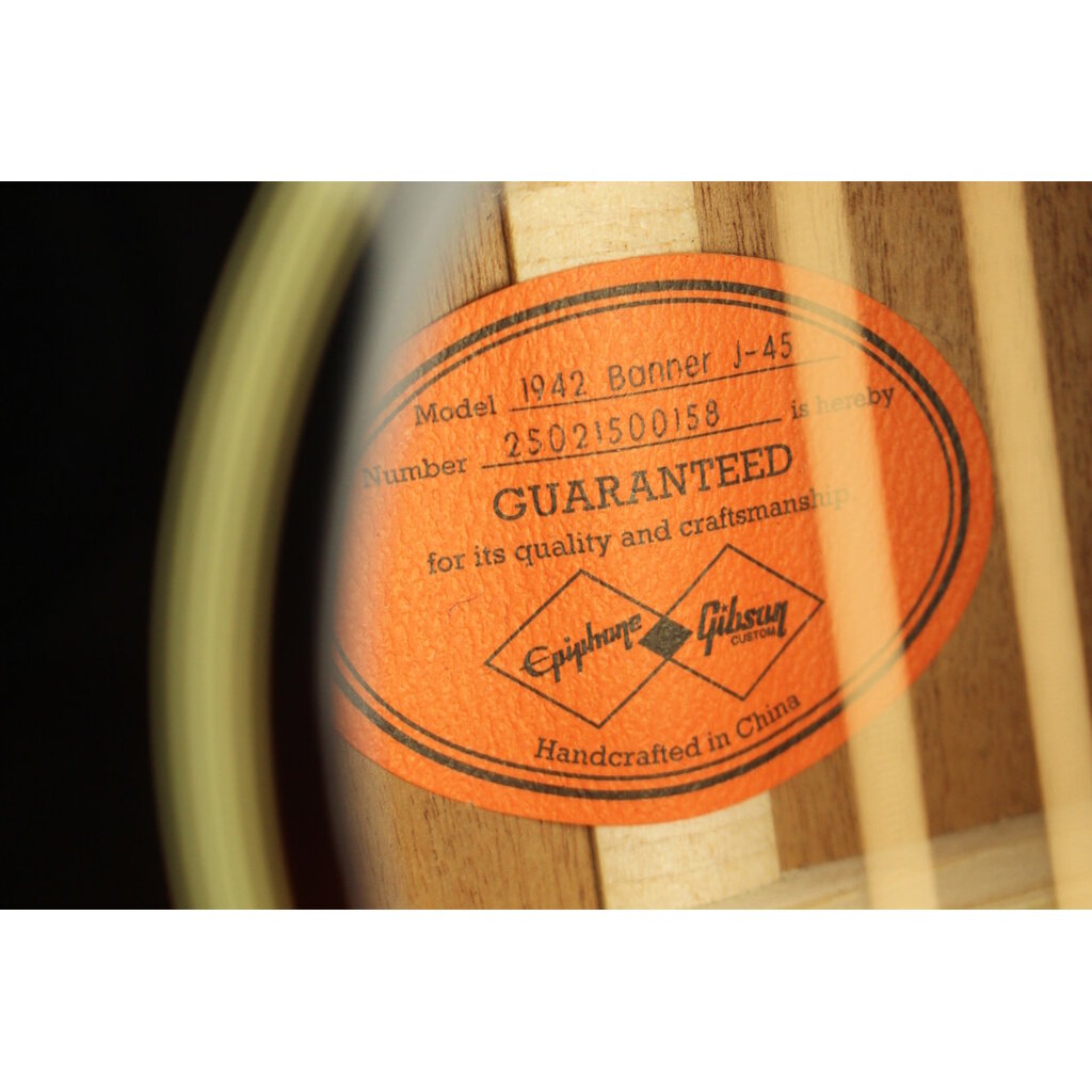Epiphone USED Epiphone IGC 1942 Banner J-45 Reissue (158)