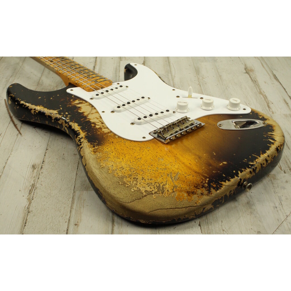 Fender DEMO Fender Custom Shop 70th Anniversary 1954 Stratocaster - Wide-Fade 2-Color Sunburst (963)