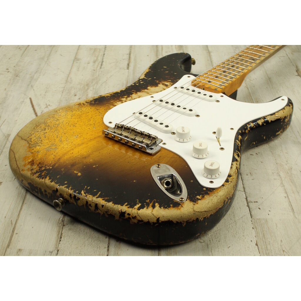Fender DEMO Fender Custom Shop 70th Anniversary 1954 Stratocaster - Wide-Fade 2-Color Sunburst (963)